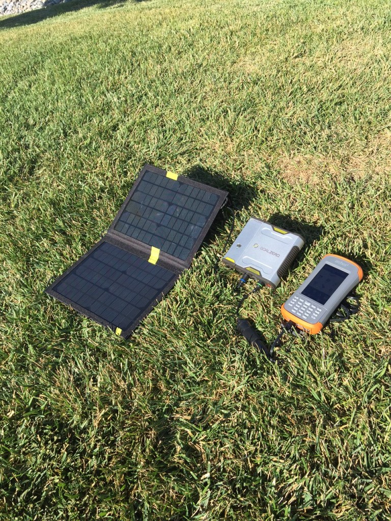 Can’t Get to an Outlet? Solar-Charge Your Rugged Handheld