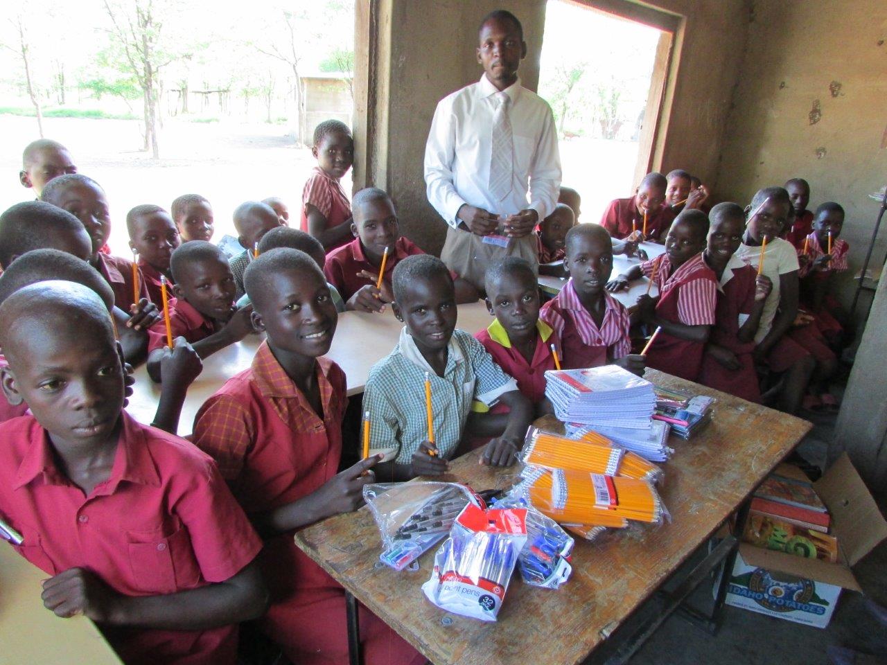 Employees send love through school supplies to the Lirhanzo Children’s Village Primary School in Chikombedzi, Zimbabwe