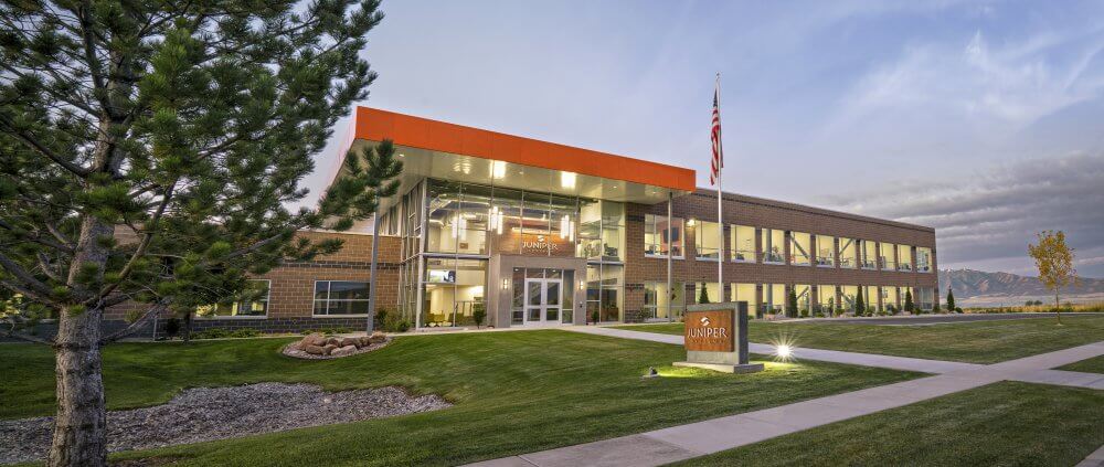 Juniper Systems headquarters in Logan, UT where manufacturing and design of rugged handheld products are completed. 