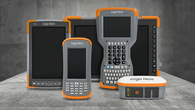 Multiple rugged devices ready to be customized. 