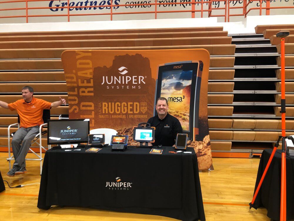 Juniper Systems team at the Mountain Crest High School career fair. 