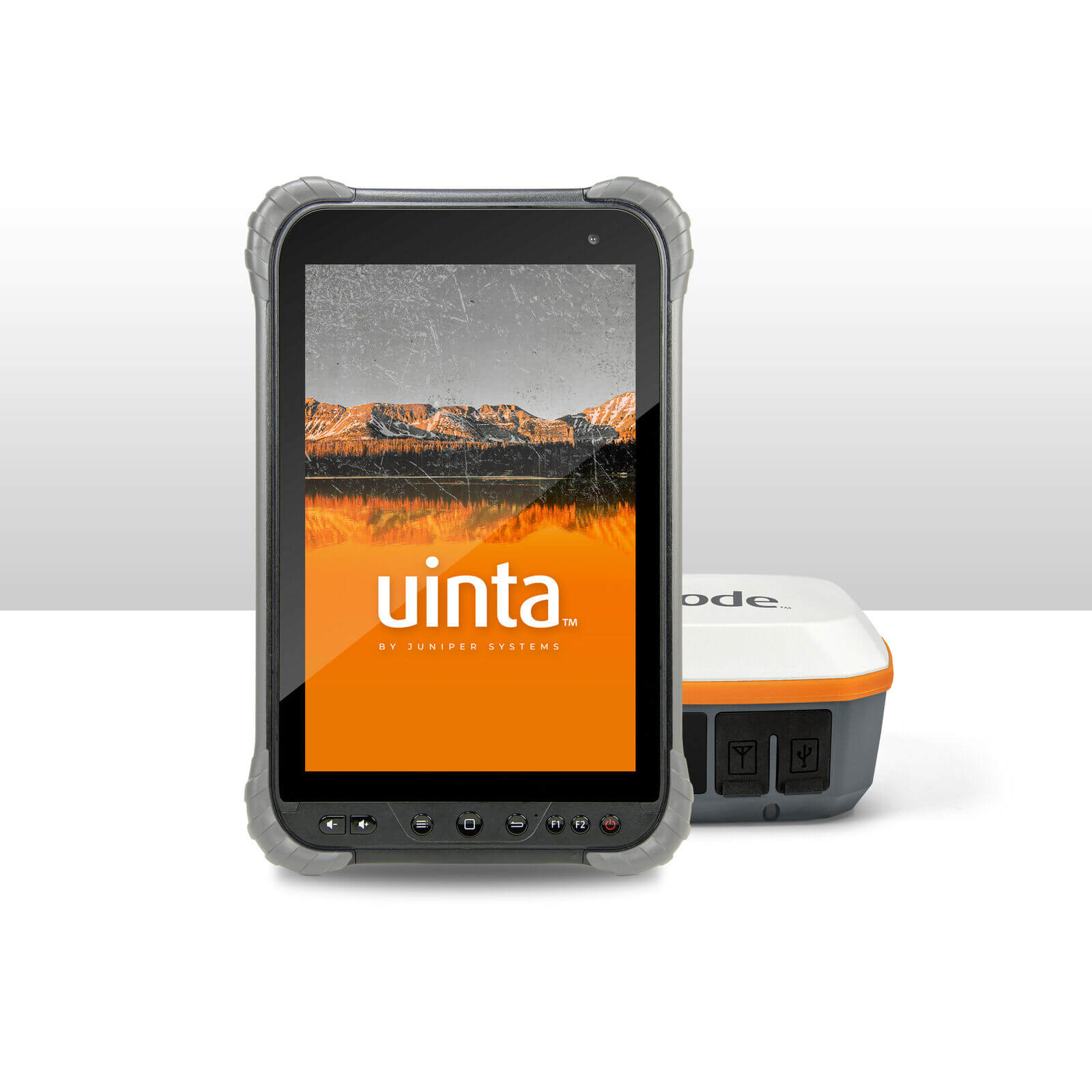CT8X2 Rugged Tablet with Uinta Mapping Software and Geode GNS3 GNSS Receiver.