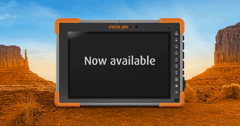 Mesa™ Pro: Juniper Systems’ all-new 10-inch Windows rugged tablet