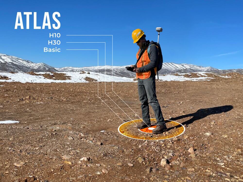 Atlas correction services for GNSS receivers. 